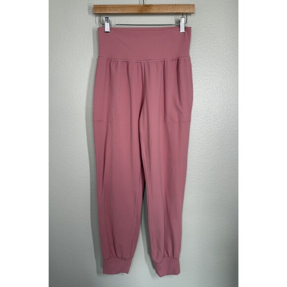 Athleta Salutation Jogger Powervita Yoga Fitness Pants Size Small S Antique Rose - Picture 4 of 14